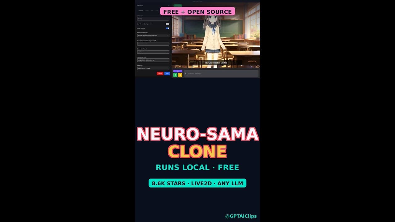 Local AI VTuber: Free Open-Source Anime Companion